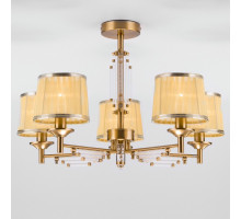 Люстра на штанге Eurosvet Amalfi 60081/5 золотая бронза