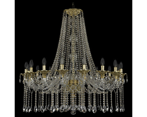 Подвесная люстра Bohemia Ivele Crystal 1613 16113/16/360/H-160 G