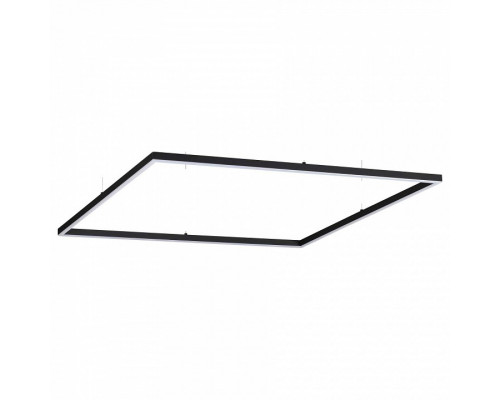 Подвесной светильник Ideal Lux Oracle ORACLE SLIM D90 SQUARE BK 3000K