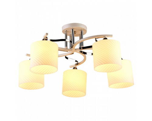 Люстра на штанге Imex MD.3285 MD.3285-5-S CH+WH