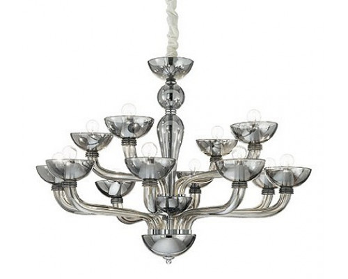 Подвесная люстра Ideal Lux Casanova CASANOVA SP12 FUME