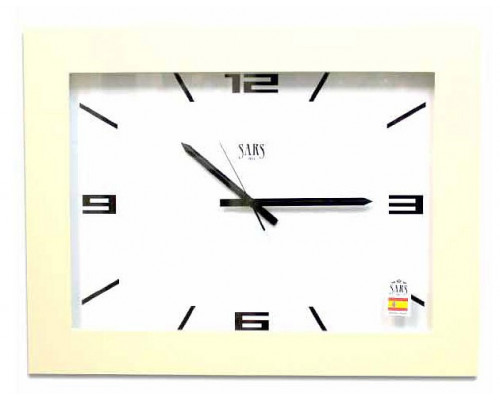 Настенные часы (65x45 см) Sars 0196a White