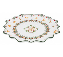 Блюдо декоративное (39.5х4 см) Christmas Collection 586-414