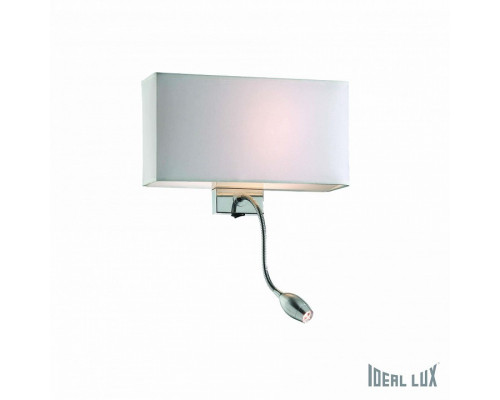 Бра с подсветкой Ideal Lux Hotel HOTEL AP2 BIANCO