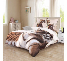 Постельное белье евростандарт Амурский тигр