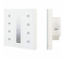 Панель-диммера сенсорная встраиваемая Arlight Sens SR-2830A-RF-IN White (220V, DIM, 4 зоны)