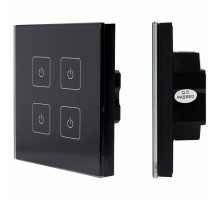 Панель-диммера сенсорная встраиваемая Arlight SR-2400 SR-2400TL-IN Black (DALI, DIM)