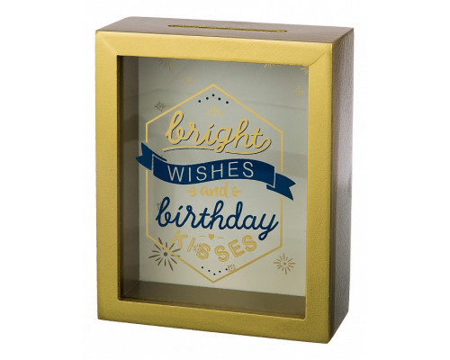 Копилка (16х7х20 см) Счастливого дня рождения 124-116