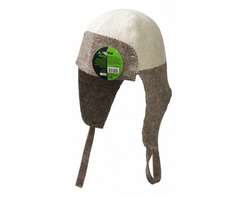 Шапка для бани универсальная Ушанка