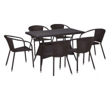 Набор уличный T198D/Y137C-W53 Brown 6Pcs