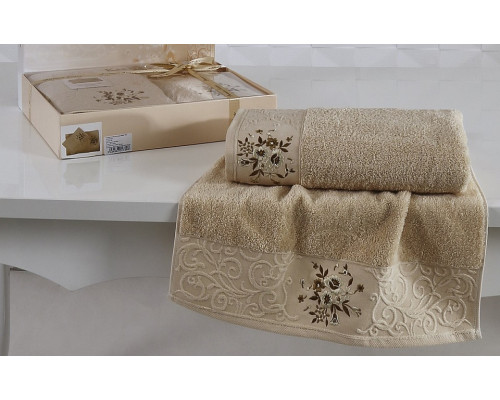 Набор из 2 полотенец для ванной VIOLA