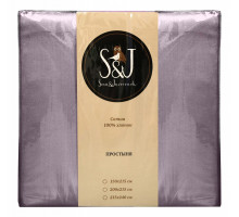 Простыня двуспальная S&J S