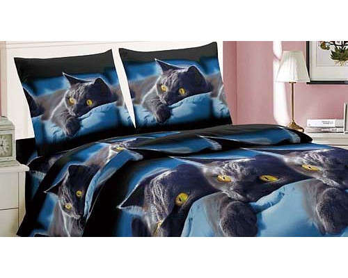 Постельное белье евростандарт Meow