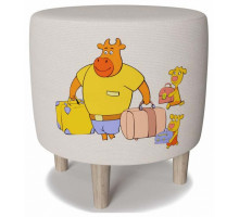 Пуф Юниор Оранжевая Корова