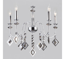 Подвесная люстра Eurosvet Telao 10120/5 хром/дымчатый хрусталь Strotskis Smart