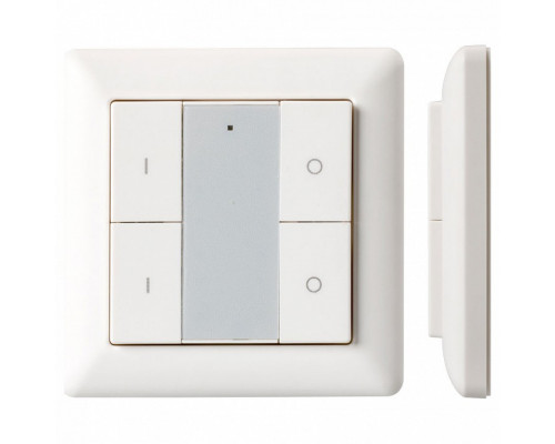 Панель-диммера клавишная накладная Arlight Knob SR-2853K4-RF-UP White (3V, DIM, 2 зоны)