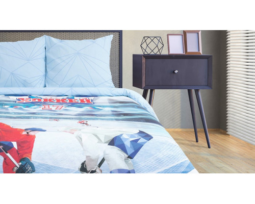 Постельное белье двуспальное Хоккей