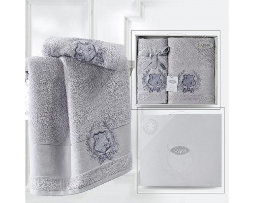 Набор из 2 полотенец для ванной (70x140 см) Davis