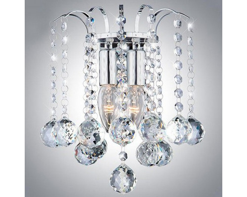 Накладной светильник Eurosvet Ostiniya 3299/2 хром/прозрачный хрусталь Strotskis