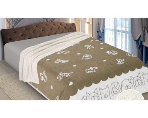 Покрывало полутораспальное Милашки