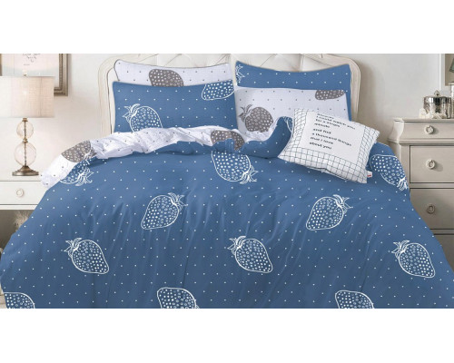 Постельное белье двуспальное Клубника