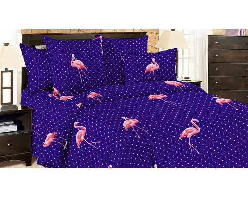 Постельное белье евростандарт Flamingo DKBL