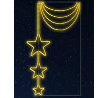Звезда световая Звездное колье [1.47x0.85 м] RL-KN-013Y