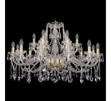 Подвесная люстра Bohemia Ivele Crystal 1413 1413/12+6/360/G