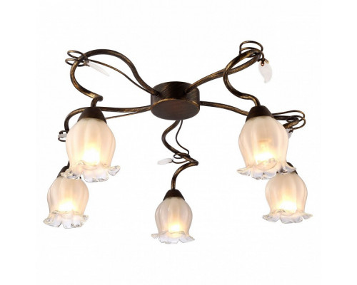 Потолочная люстра Arte Lamp Glamore A7449PL-5BR