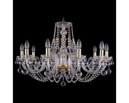 Подвесная люстра Bohemia Ivele Crystal 1406 1406/10/300/G/Balls