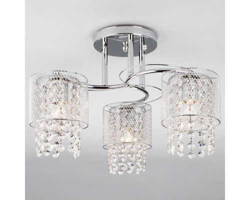 Люстра на штанге Eurosvet Bonnie 30137/3 хром