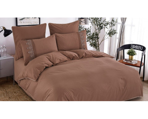 Постельное белье евростандарт Cotton Lace