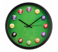 Настенные часы (36 см) Бильярд 220-359