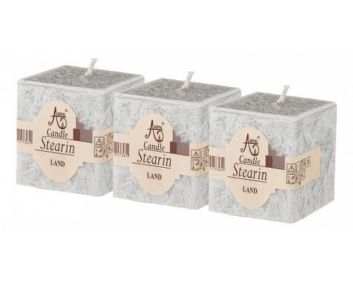 Набор из 3 свечей ароматических Land 348-795