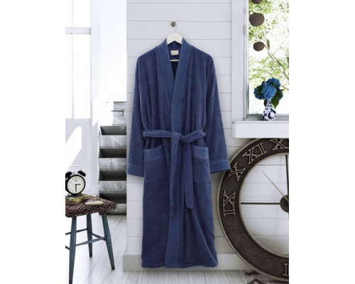 Халат мужской (54 (RUS) 46 (EU) XXL (INT)) S.158син