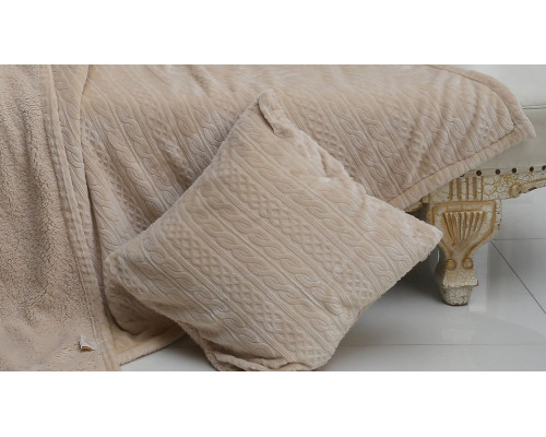 Наволочка декоративная (50x50 см) Косичка