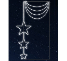 Звезда световая Звездное колье [1.47x0.85 м] RL-KN-013W