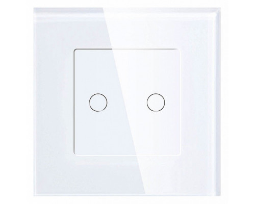 Выключатель двухклавишный HDY-ST02G