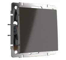 Выключатель одноклавишный без рамки Werkel серо-коричневый W1110007