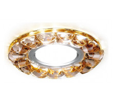 Встраиваемый светильник Ambrella Crystal 1 S230 BR