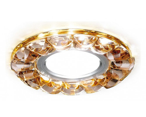 Встраиваемый светильник Ambrella Crystal 1 S230 BR