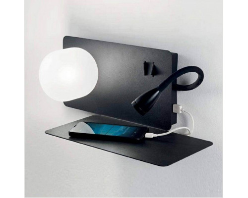 Бра с подсветкой Ideal Lux Book-2 BOOK-2 AP NERO