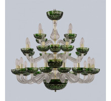 Подвесная люстра Bohemia Ivele Crystal Ivele Crystal 2 1309/16+8+4/300/3d G Cl/Clear-Green/H-1J