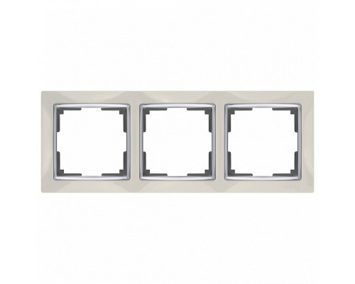 Рамка на 3 поста Werkel Snabb WL03-Frame-03-ivory