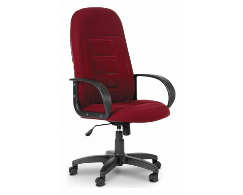 Кресло компьютерное Chairman 727 бордовый/черный