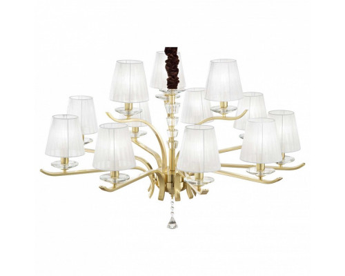 Подвесная люстра Ideal Lux Pegaso PEGASO SP12 OTTONE SATINATO