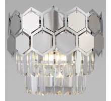 Накладной светильник Eurosvet Ariana 10113/2 хром/прозрачный хрусталь Strotskis