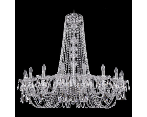 Подвесная люстра Bohemia Ivele Crystal 1402 1402/18/400/h-105/Ni