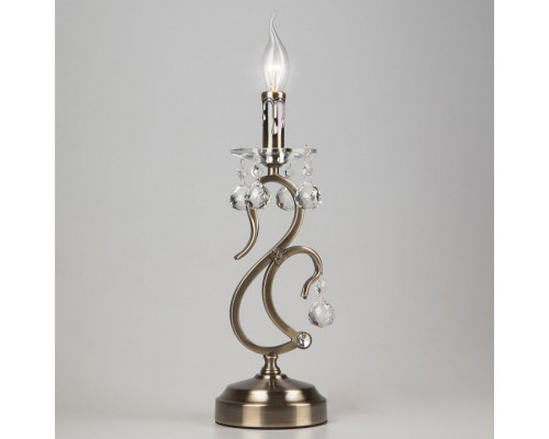 Настольная лампа декоративная Eurosvet Ernin 12505/1T античная бронза Strotskis