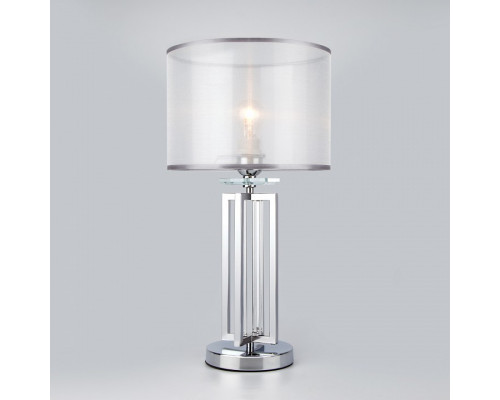 Настольная лампа декоративная Eurosvet Fargo 01078/1 хром